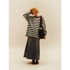 [2차 리오더] MultiStripe Long Sleeve TShirt  Brown (MS5341A05D)