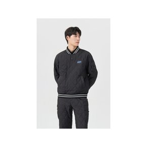 (남성) Quilted Ribbed Neck Pullover G4TAW26203BKX