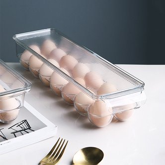모나코올리브 14구 투명 계란 보관 케이스