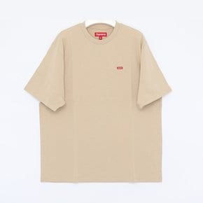 스몰 박스로고 반팔 남성(공용) 티셔츠 SS24KN18 TAN