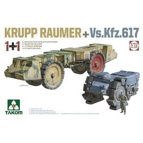 BT5007 1대72 크룹 라우메르 Vs.Kfz. 617 지뢰 제거차량