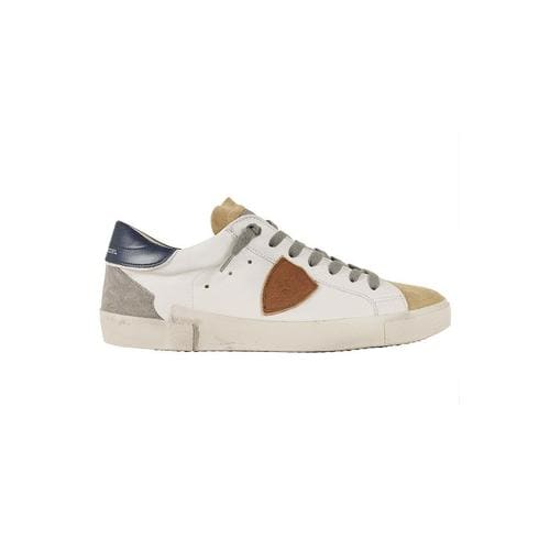 필립모델 스니커즈 PRLU WX57 VINTAGE BLANC BLEU