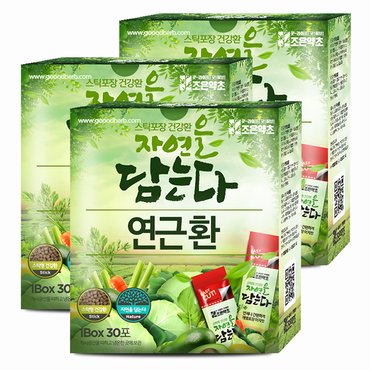 굿허브 연근환 스틱형 3g x 30포 x 3