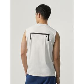 AIR DRY GOAL SLEEVELESS-WHITE