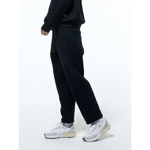 TERRY SETUP PANTS BLACK