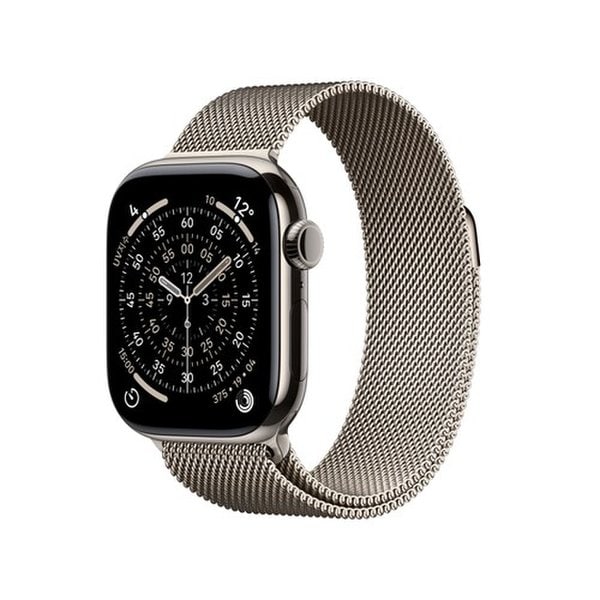 워치 11 셀룰러 46mm 내추럴 티타늄, 내추럴 밀레니즈 루프 (SM) MFCY4KH/A