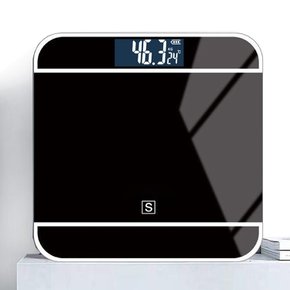 i79블랙 강화유리 디지털 LCD 체중계 180kg/몸무게/측정기/체중/전자식/디지털/숫자/전자/체중계