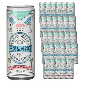  초정 토닉워터 제로, 250ml, 30개