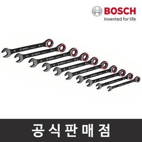 정품/라쳇 스패너 세트 10pcs 전용파우치 콤비네이션스패너 라쳇기아