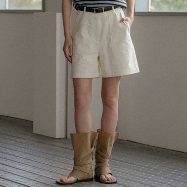 노운베러 Pocket a-line short KNSS03SP01_Ivory