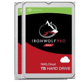 씨게이트 아이언울프 PRO (ST4000NT001) NAS 3.5 SATA HDD (4TB x 2개 패키지)