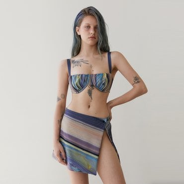 르브아시스 [쓱머니 적립] shirring bikini skirt multi