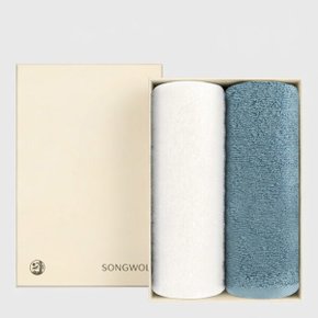 항균 무지 수건 2매 선물세트 답례품 수건제작 집들이선물