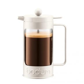 BODUM 보담 BEAN 빈 프렌치 프레스 커피 메이커 1 L 오프 화이트 [정규품] 11376-913