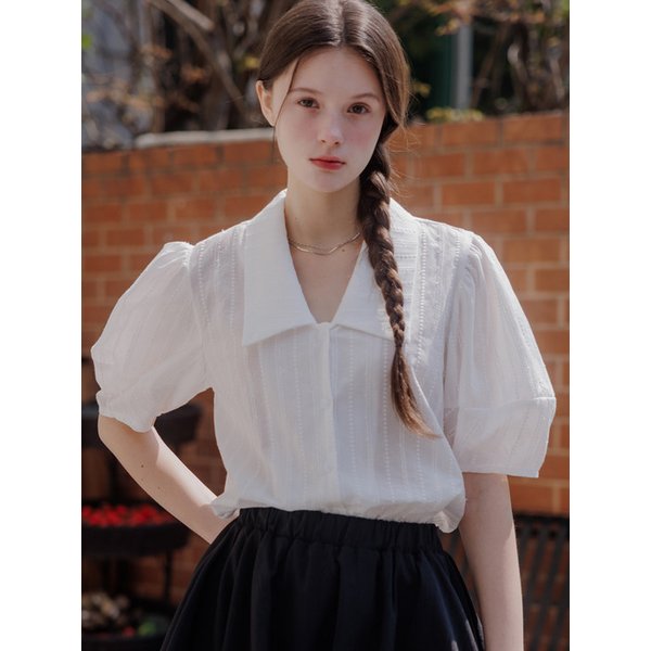 레이스퍼프블라우스 아이AD458
