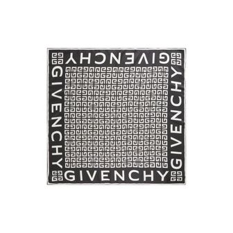 지방시 4321344 Givenchy 4G Monogram Silk Twill Square Scarf 72664064