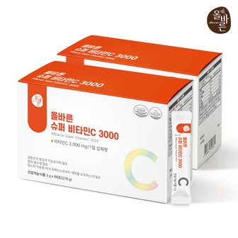  올바른 슈퍼 비타민C 3000 90포 2박스 (총 6개월분 180포)