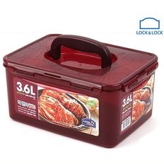 락앤락 HP 사각 핸디 김치통 3.6L 1P 플라스틱 용기[W629F8F][33468302]