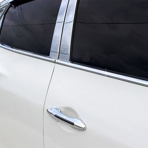 자동차 윈도우몰딩 4P 올뉴투싼전용 창문 튜닝 카용품
