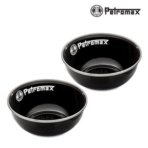 [페트로막스] 에나멜 보울 캠핑용 그릇(2개입/블랙/160ml/PM-PX-BOWL-160-S)