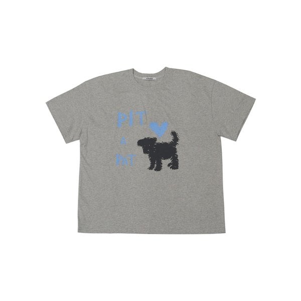 PIT A PAT T-SHIRT_MELANGE GREY