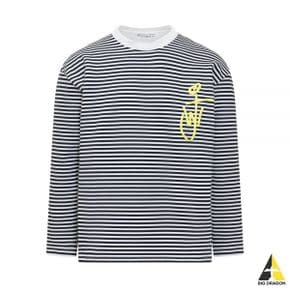 ANCHOR T-SHIRT (JW0026PG0639 901) (앵커 로고 스트라이프 티셔츠)