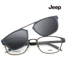 [10%할인가]Jeep 편광선글라스 겸용 티타늄 안경 T7034 (지프쇼핑백 증정)