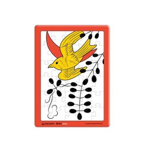 인지향상 화투 퍼즐 흑싸리 고도리(30조각) / 치매예방 퍼즐