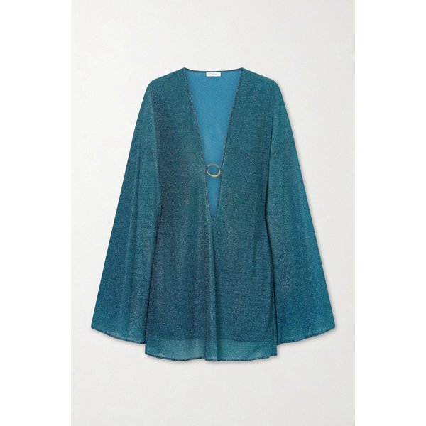 루미에르 장식 메탈릭 스트레치 니트 카프탄 46376663162983032