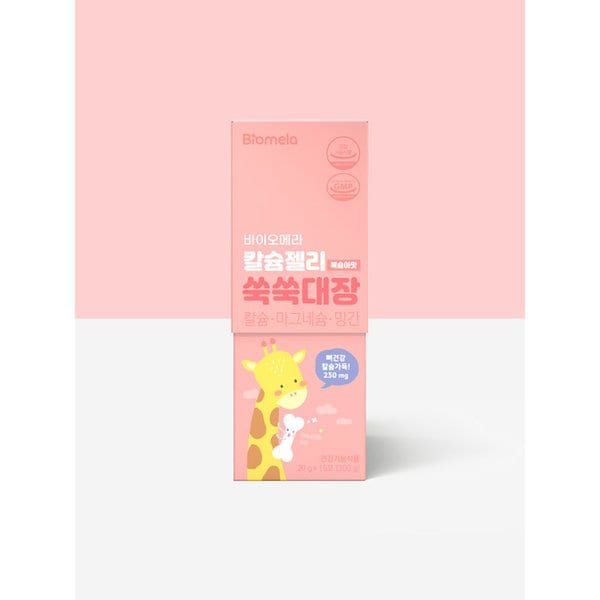 칼슘젤리 쑥쑥대장 복숭아맛 15일분