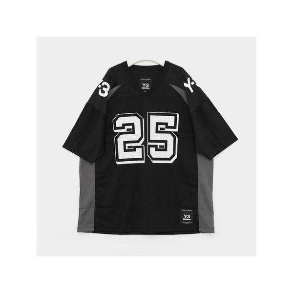 와이쓰리 25FW Y3 네이버후드 콜라보 풋볼 저지 반팔 남성 티셔츠 JW6997