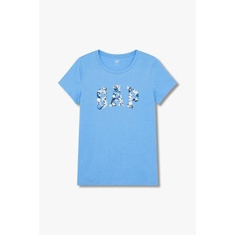 갭 [여성] 숏 슬리브 로고 티셔츠 5124126006000