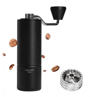  TIMEMORE 25g CNC C3 ESP Pro Coffee Grinder 커피 밀 수동 타임 모어 용량 스테인레스 스틸