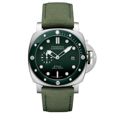 PAM01287 Submersible QuarantaQuattro eSteel™ Verde Smeraldo 44MM