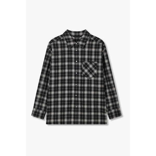 [리오더, BASQUIAT] 백 프린트 체크 셔츠 71153607C1299