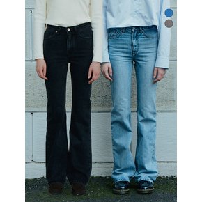 High-rise Bootcut Jeans_2color