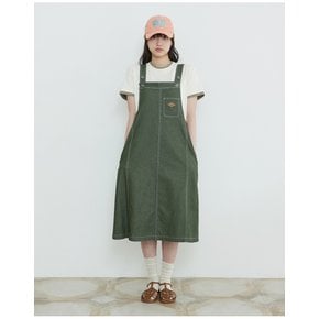 [꼬모니노즈] 여성 W OVERALL STITCH ONEPIECE [2COLOR]