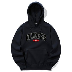 NEWNESS LOGO 후드티 - 네이비