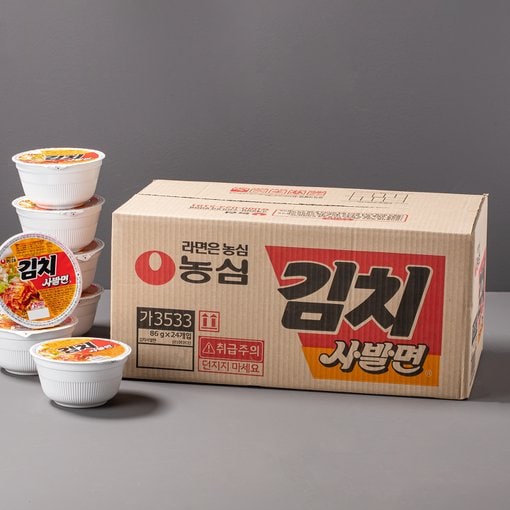 김치사발면 86g X 24입