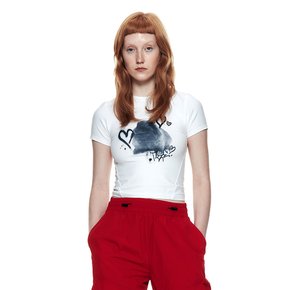 Bunny Crop Tee (White)