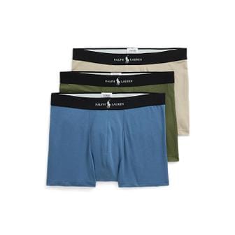 폴로 랄프 로렌 남성 클래식 코튼 블렌드 트렁크 쓰리팩(MAPOUND0S720349999)