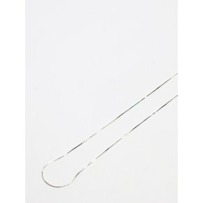 silver thin snake chain necklace