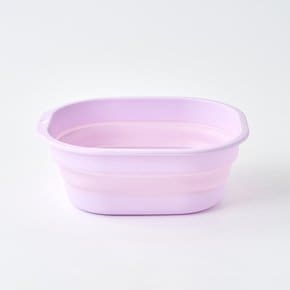 스퀘어 접이식 대야 대 10L LAVENDER