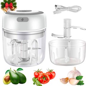 만능 다지기 USB 충전식 100ml 250ml ELECTRIC MINI GARLIC CHOPPER