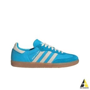 아디다스 ADIDAS x 스포티 앤 리치 삼바 블루 러쉬 크림 화이트 Sporty  Rich Samba Blue