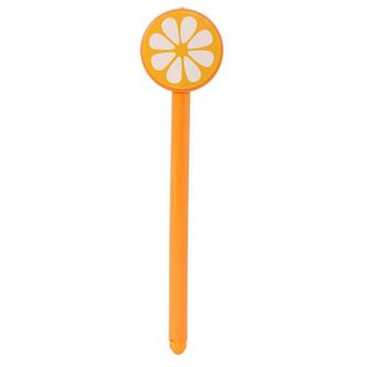 제이큐 볼펜 볼펜추천 팬시필기구 상큼한 과일볼펜-오렌지 선물용고급볼펜 X ( 5매입 )