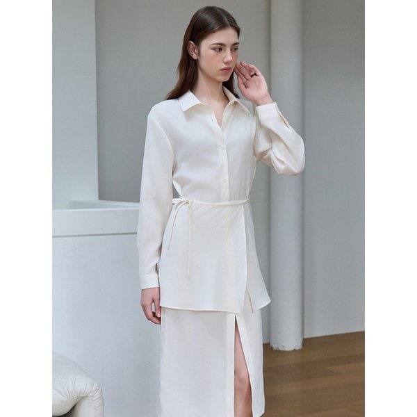 [세트]랩 + 셔츠 ops 아이보리 BE038