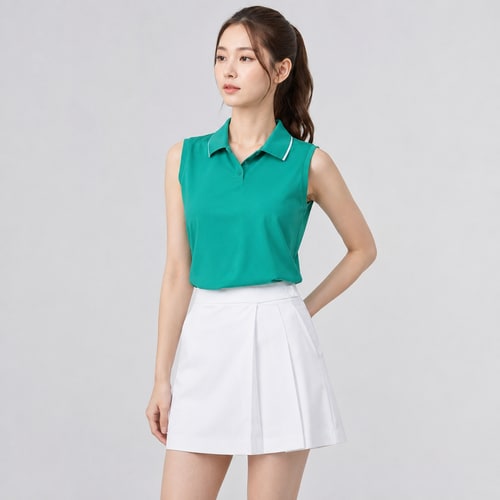 CATALEYA 플리츠 골프 스커트 GWSD07831 0000