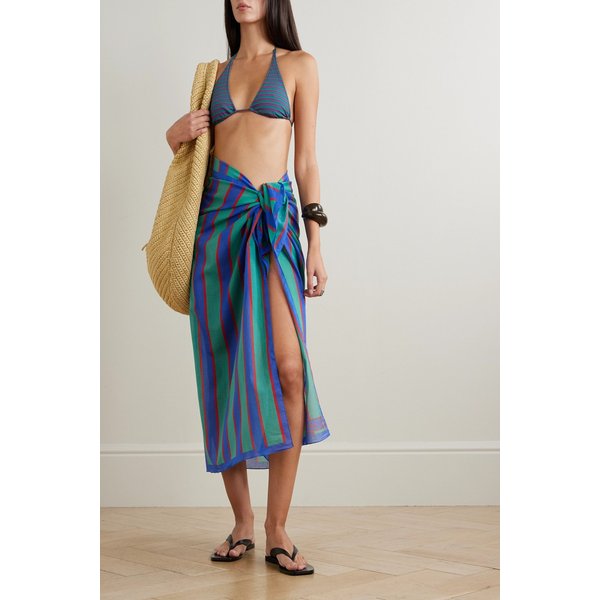 스트라이프 코튼 보일 파레오 46376663162981931