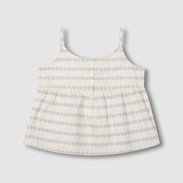 여 코튼 민소매 라운지 셔츠 J206201084006